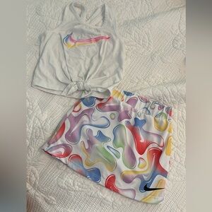 Toddler Nike Tennis Skirt and Top